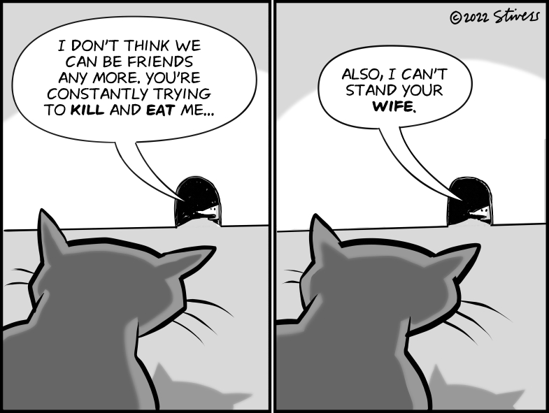 Cat and mouse breakup